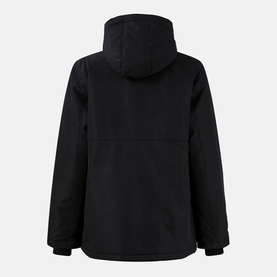 Trivor II Anorak Women — Schwarz in Schwarz, Rückansicht