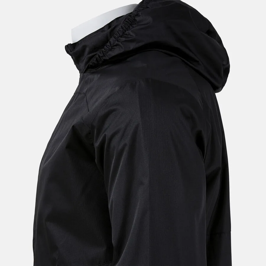 Trivor II Regenjacke — Schwarz in Schwarz, Seitenansicht