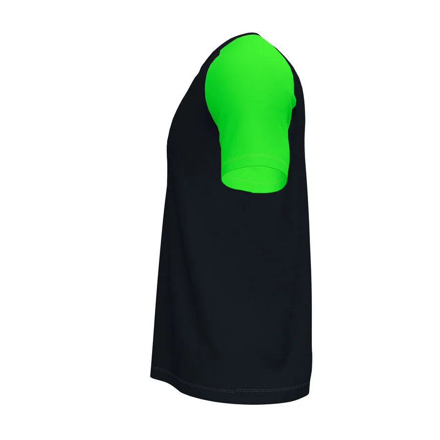 Academy IV Trikot — Schwarz-Neongrün in Schwarz-Neongrün, Seitenansicht