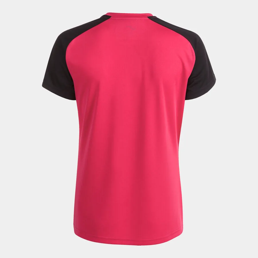 Shirt Academy IV — Fucsia-Schwarz in Fucsia-Schwarz, Rückansicht