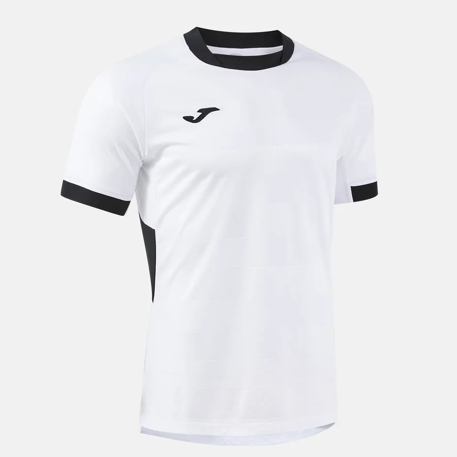 Toletum VII Trikot — Weiss-Schwarz in Weiß-Schwarz, Schrägansicht