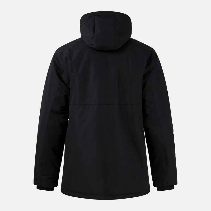 Trivor II Anorak — Schwarz in Schwarz, Rückansicht
