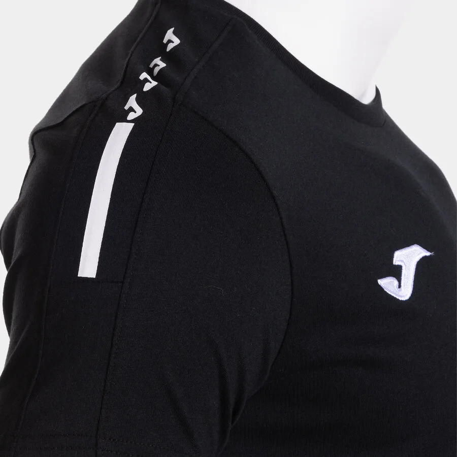 Olimpiada T-Shirt — Schwarz in Schwarz, Detailansicht