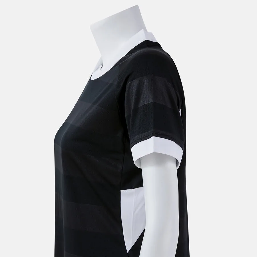 Toletum VII Trikot Women — Schwarz-Weiss in Schwarz-Weiß, Seitenansicht