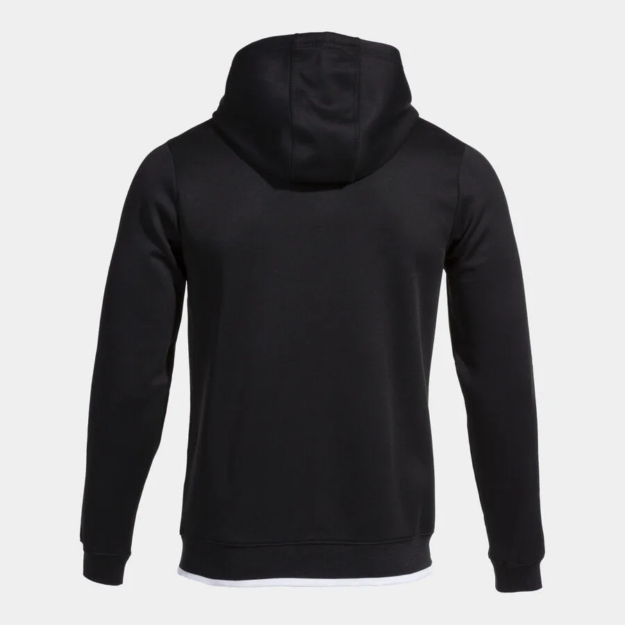 Olimpiada Kapuzenjacke — Schwarz in Schwarz, Rückansicht