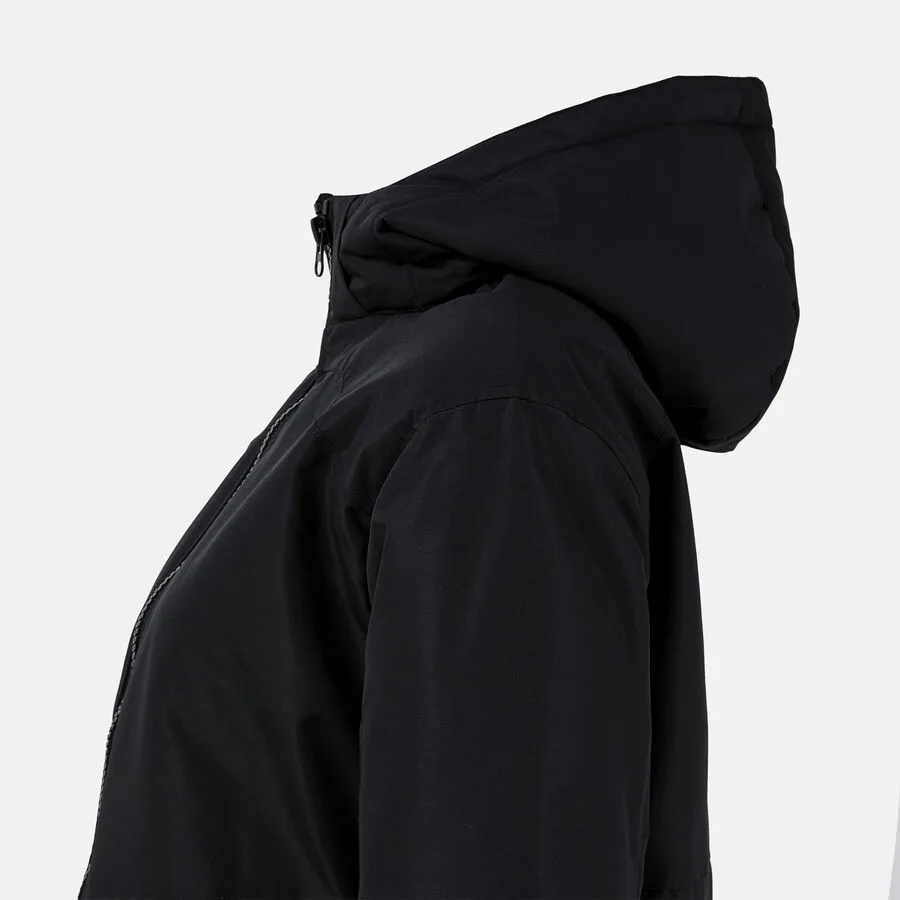 Trivor II Anorak Women — Schwarz in Schwarz, Seitenansicht