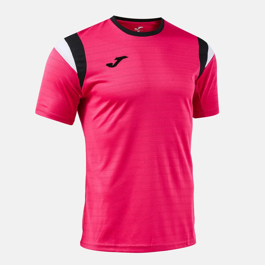 Terra Danubio Shirt — Fuchsia-Schwarz in Fuchsia-Schwarz, Schrägansicht