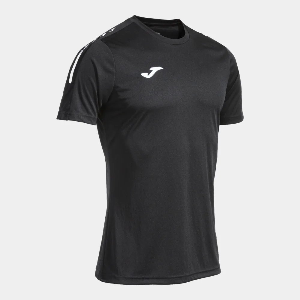 Olimpiada Shirt — Schwarz in Schwarz, Schrägansicht
