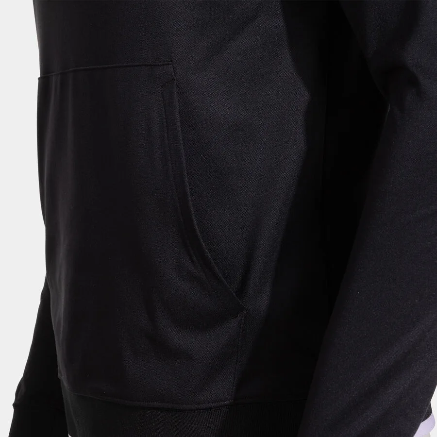Combi Premium Hoodie — Schwarz-Weiss in Schwarz-Weiß, Detailansicht