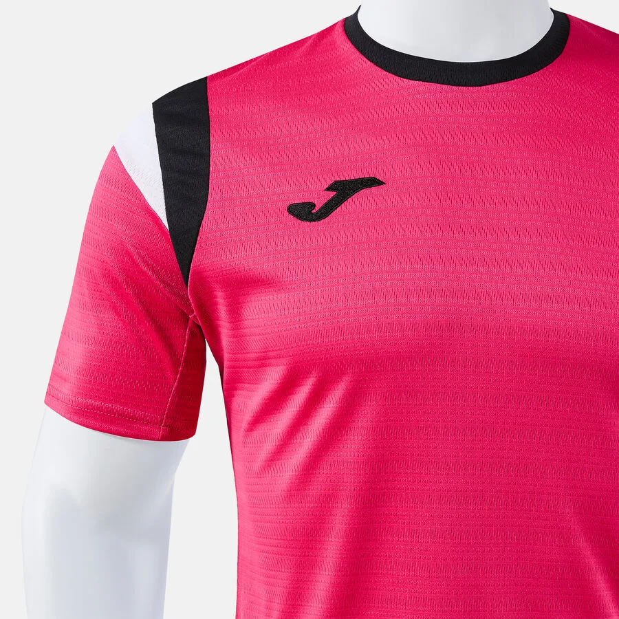 Terra Danubio Shirt — Fuchsia-Schwarz in Fuchsia-Schwarz, Detailansicht