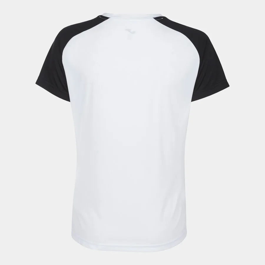 Shirt Academy IV — Weiss-Schwarz in Weiß-Schwarz, Rückansicht