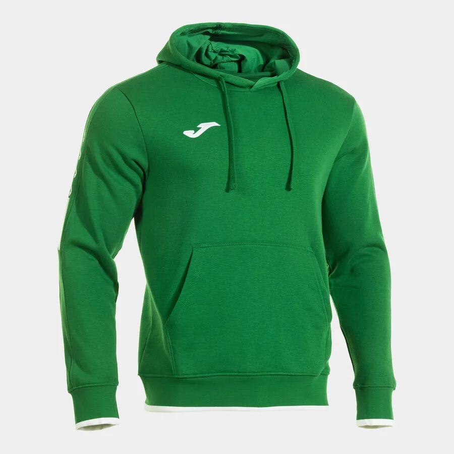 Olimpiada Hoodie — Grün in Grün, Schrägansicht