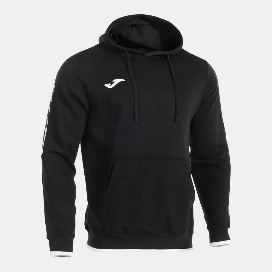 Olimpiada Hoodie — Schwarz in Schwarz, Schrägansicht