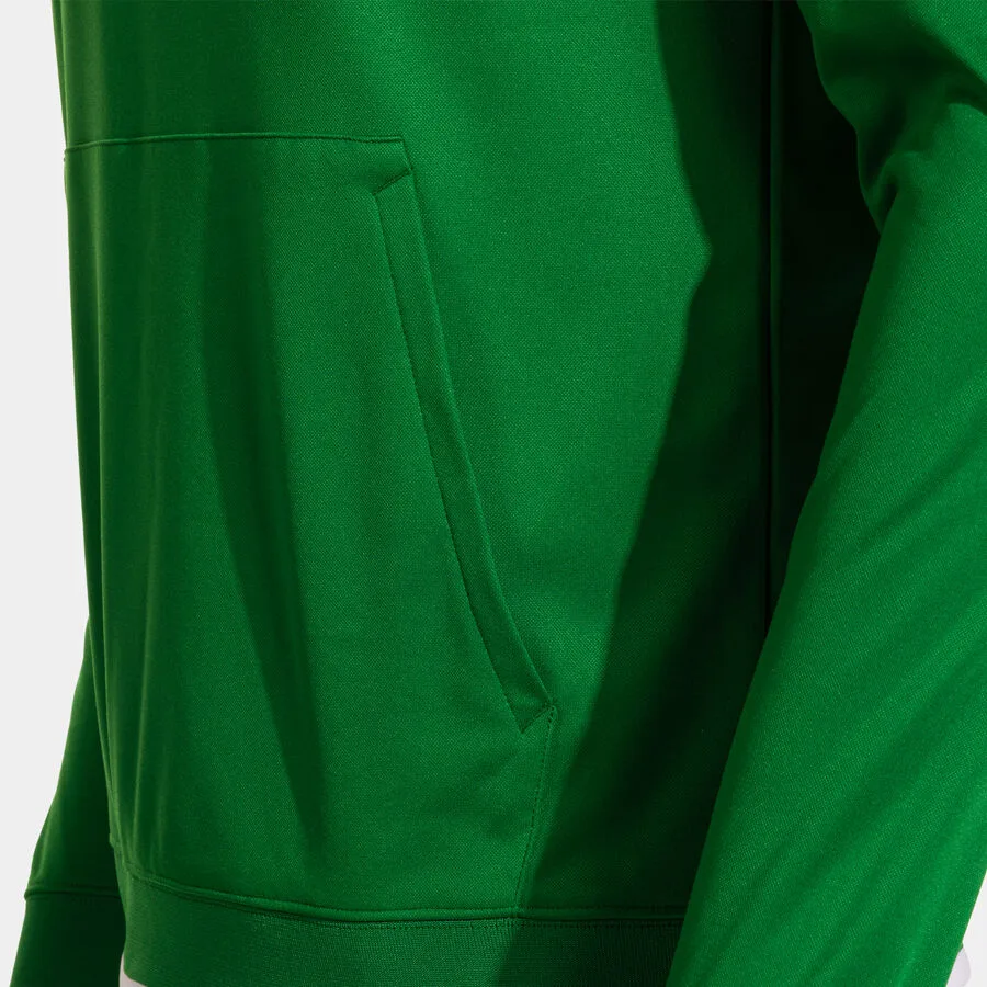 Combi Premium Hoodie — Grün-Weiss in Grün-Weiß, Detailansicht