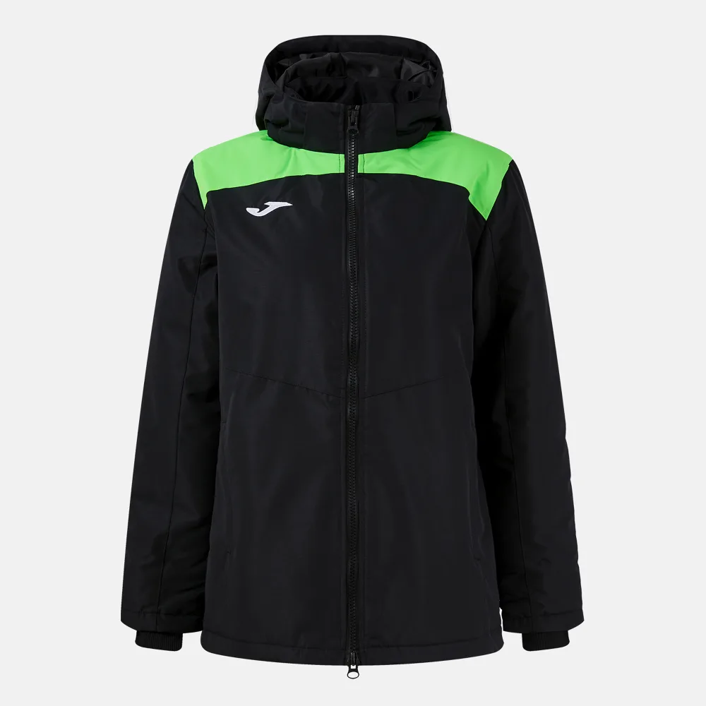 TRIVOR II ANORAK WOMEN — SCHWARZ-NEONGRÜN