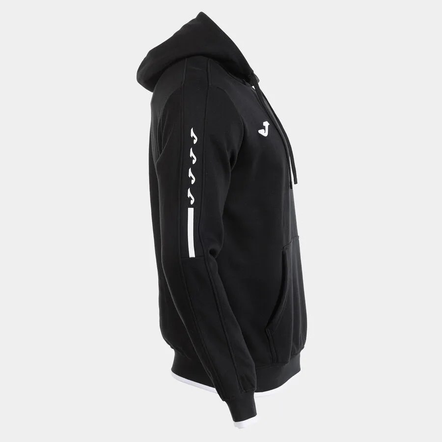 Olimpiada Hoodie — Schwarz in Schwarz, Seitenansicht