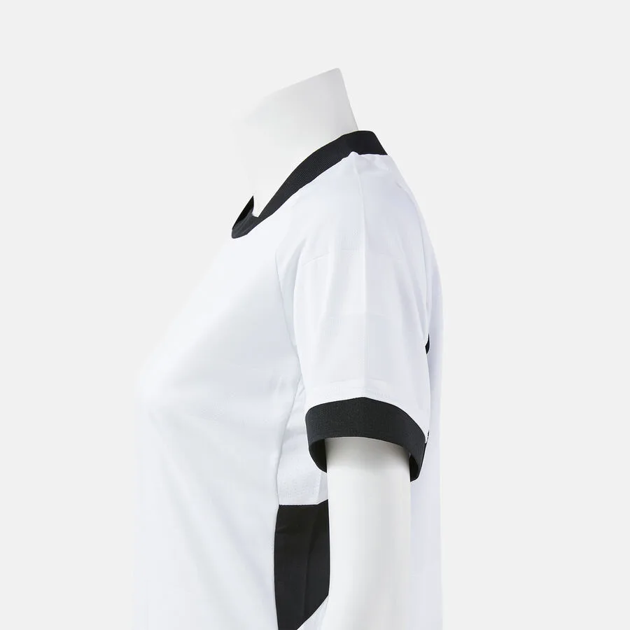 Toletum VII Trikot Women — Weiss-Schwarz in Weiß-Schwarz, Seitenansicht
