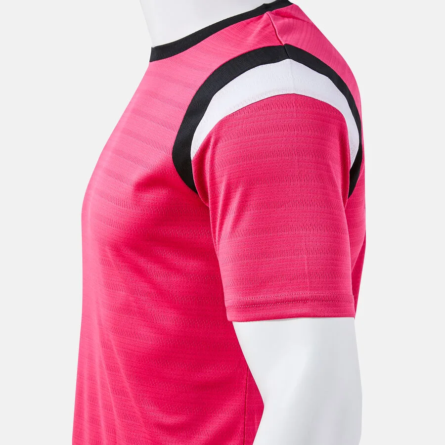 Terra Danubio Shirt — Fuchsia-Schwarz in Fuchsia-Schwarz, Seitenansicht