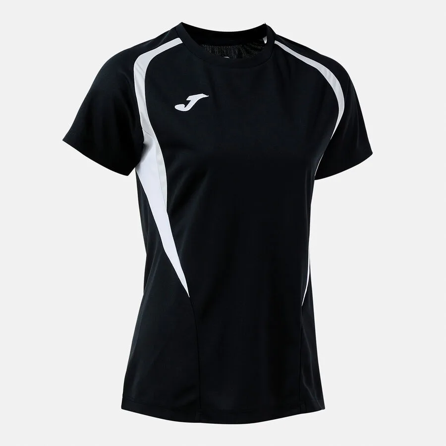 Championship 20 Trikot Women — Schwarz-Hellgrau in Schwarz-Hellgrau, Schrägansicht