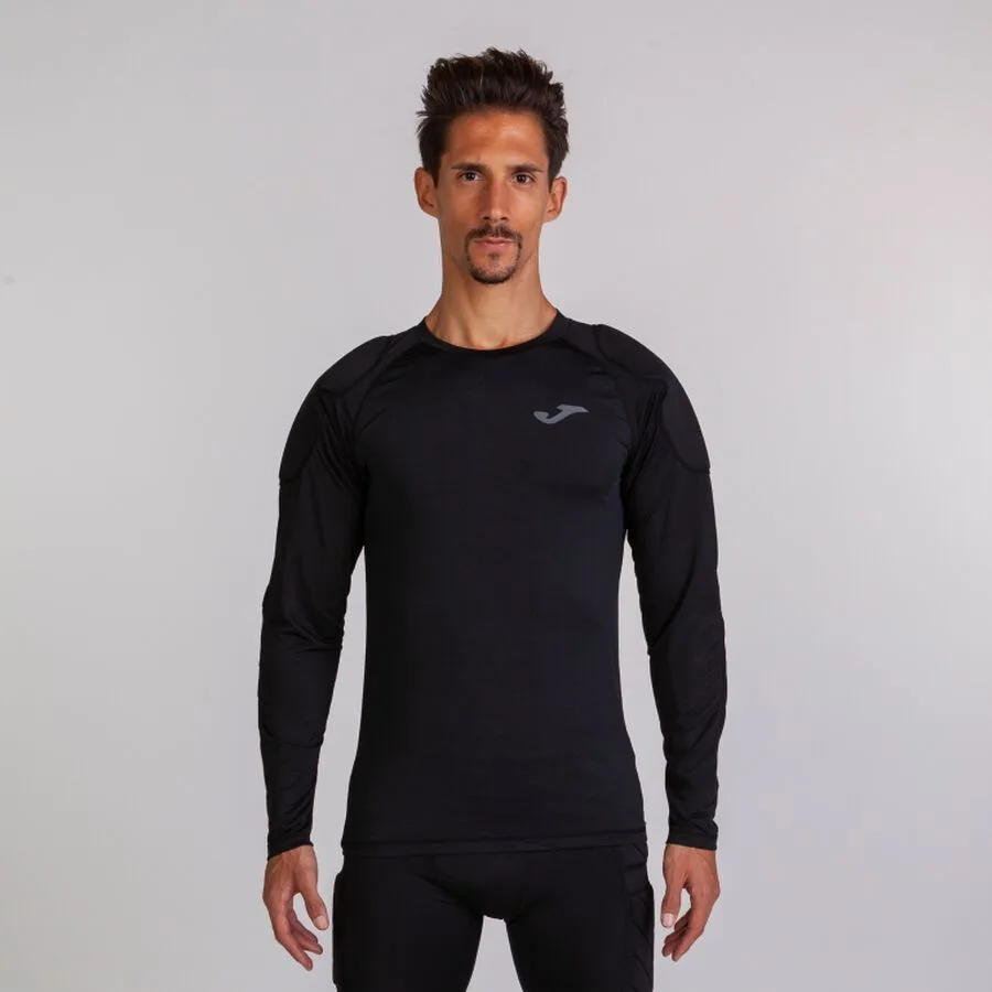 Shirt Protec Portero Langarm — Schwarz in Schwarz