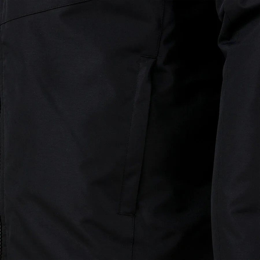 Trivor II Anorak — Schwarz in Schwarz, Detailansicht