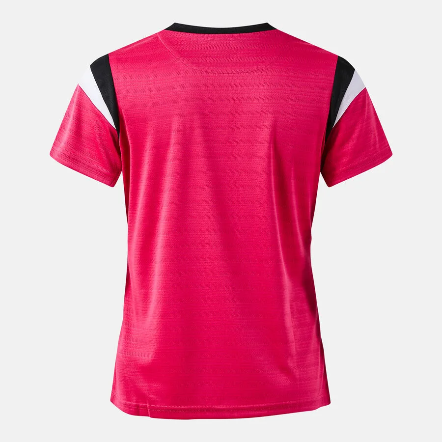 Terra Danubio Shirt Women — Fuchsia-Schwarz in Fuchsia-Schwarz, Rückansicht